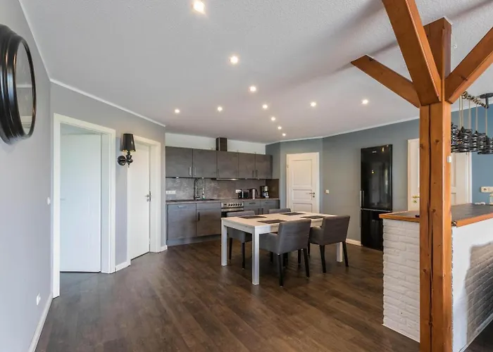 Modernes Holzhaus Mit Traumhaftem Deichblick Appartamento Tumlauer Koog